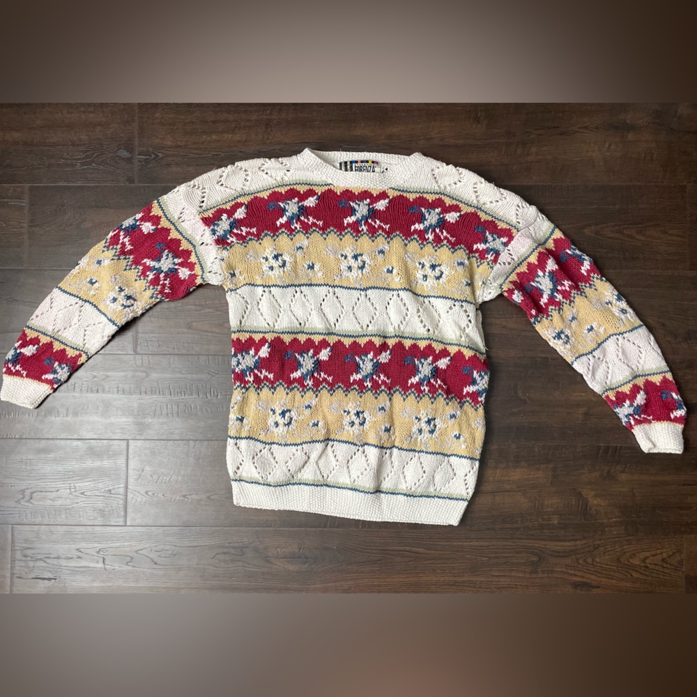 Vintage Forenza Christmas Sweater Women's S #A40